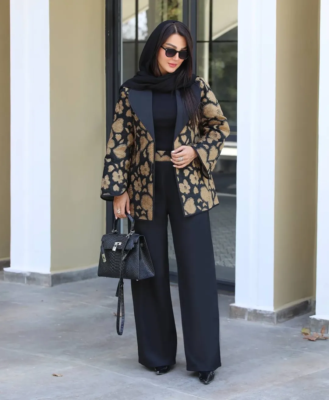 ست کت و شلوار زنانه طرح پاییز